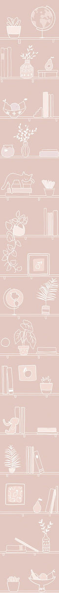 My Library Pinky Random Kids Wallpaper by Coordonné