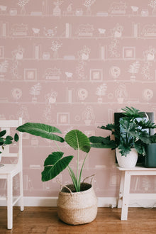 9700191 My Library Pinky Random Kids Wallpaper by Coordonné