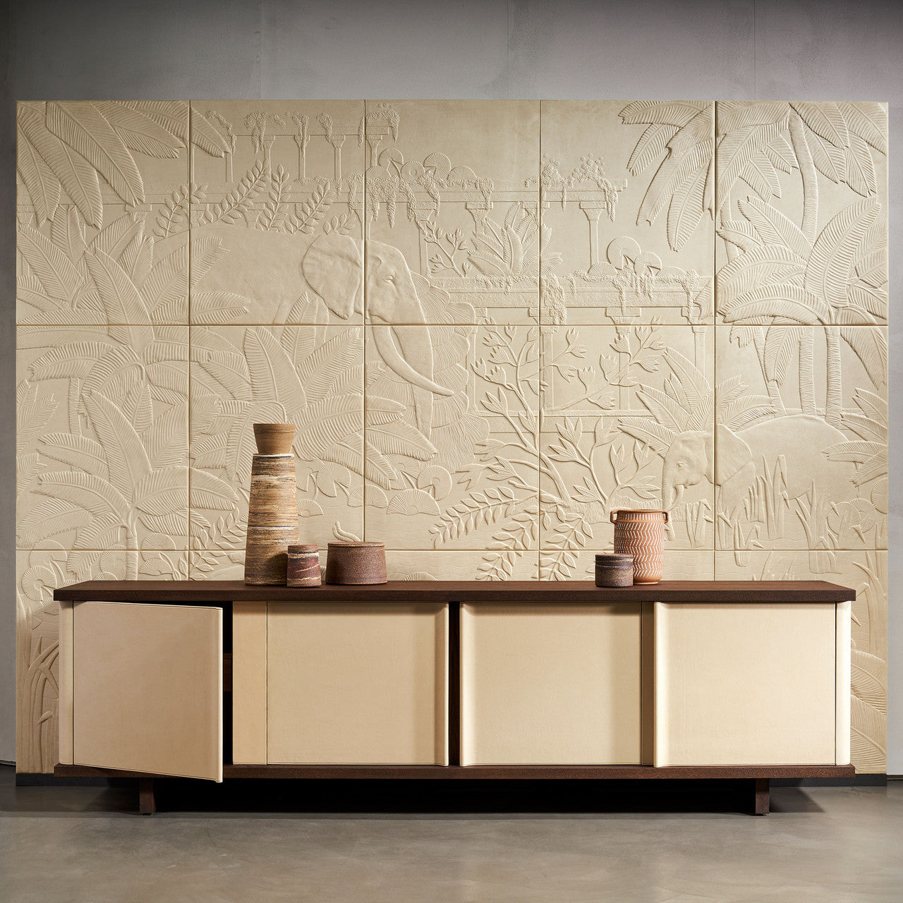97003 Between Rivers Babylon Rattan Wallpaper By Arte