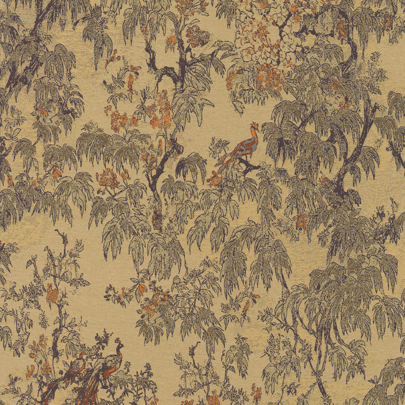 97830 Ramage Spicy Beige Les Tapisseries Wallpaper by Arte