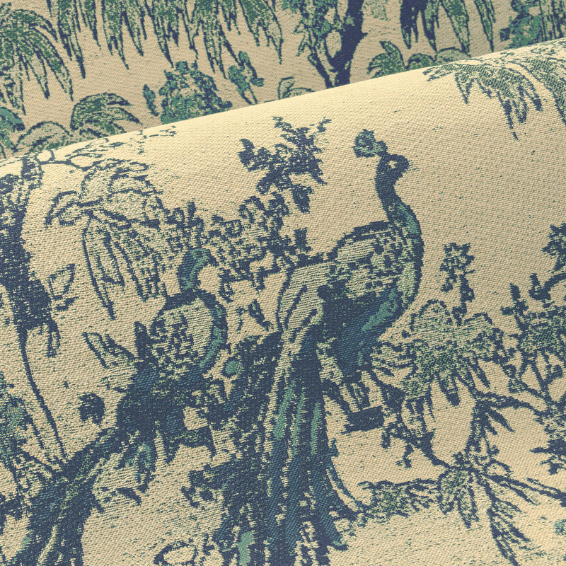 97832 Ramage Blue Straw Les Tapisseries Wallpaper by Arte