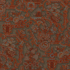 97840 Brocade Vermilion Les Tapisseries Wallpaper by Arte