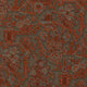 Brocade Vermilion Les Tapisseries Wallpaper by Arte