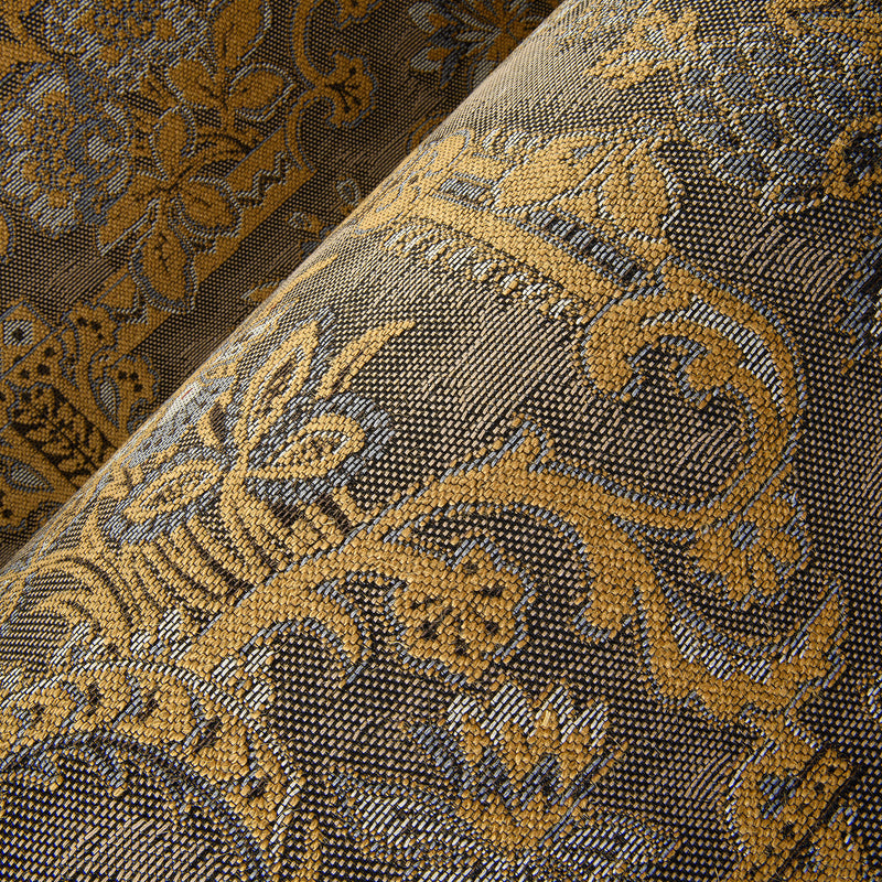 97841 Brocade Amber Les Tapisseries Wallpaper by Arte