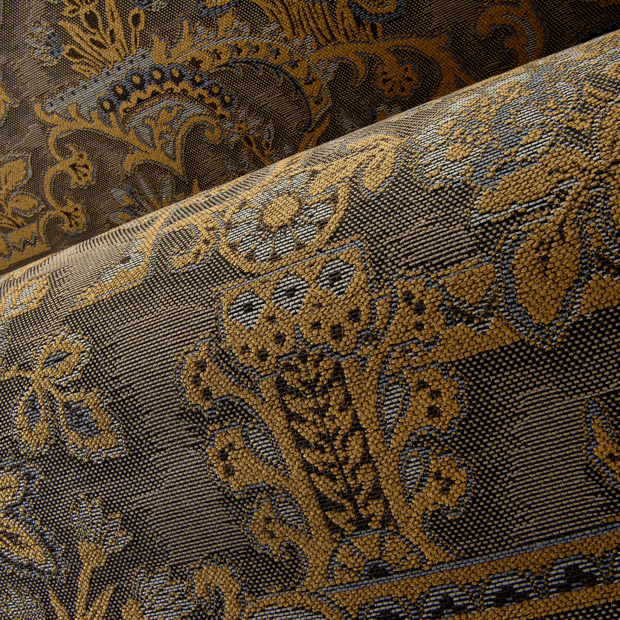 97841 Brocade Amber Les Tapisseries Wallpaper by Arte