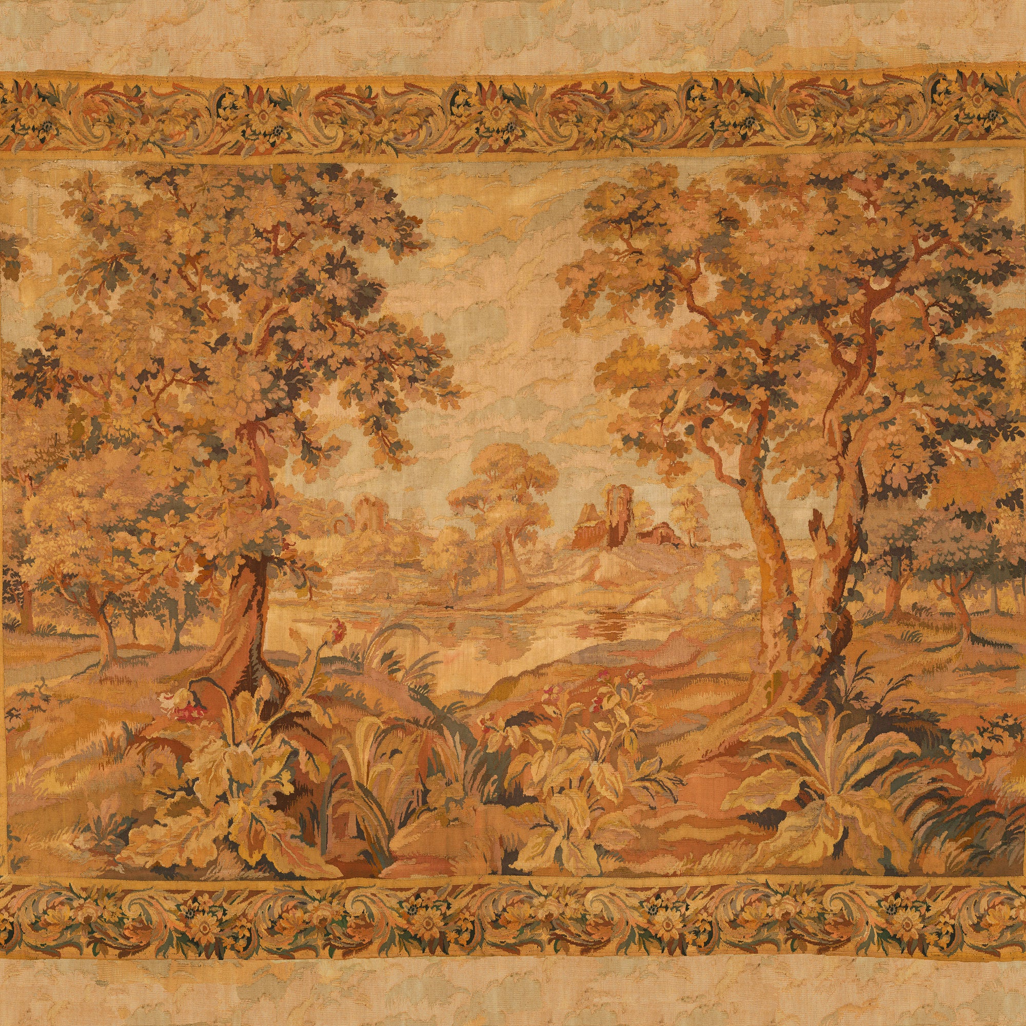 97860 Escapade Cinnamon Les Tapisseries Mural by Arte