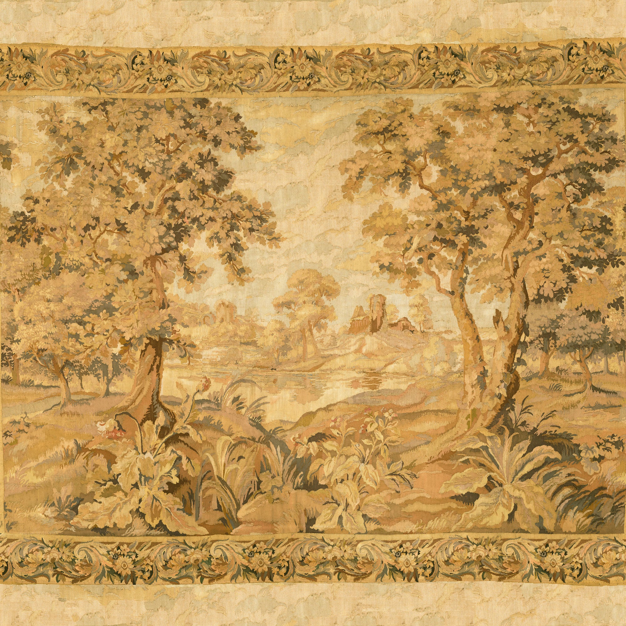 97861 Escapade Beige Les Tapisseries Mural by Arte