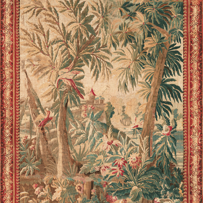 97870 Floraison Red Foliage Les Tapisseries Mural by Arte