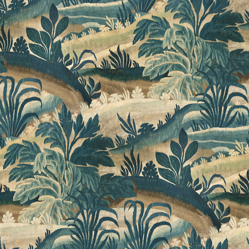 97900 Collines Indigo Les Tapisseries Wallpaper by Arte