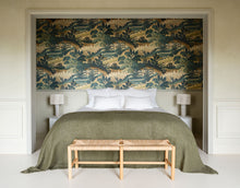 97900 Collines Indigo Les Tapisseries Wallpaper by Arte