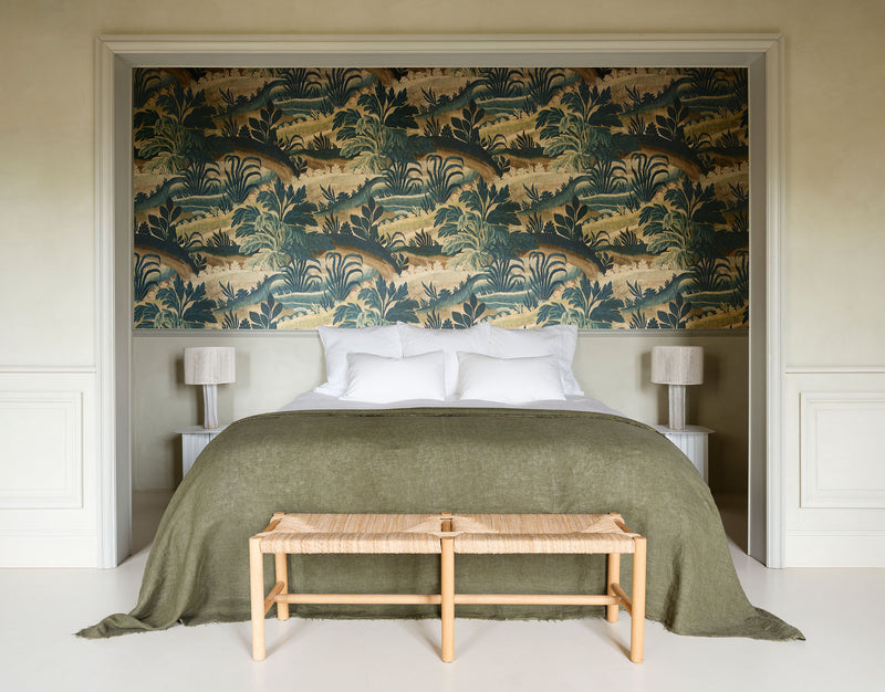 97900 Collines Indigo Les Tapisseries Wallpaper by Arte