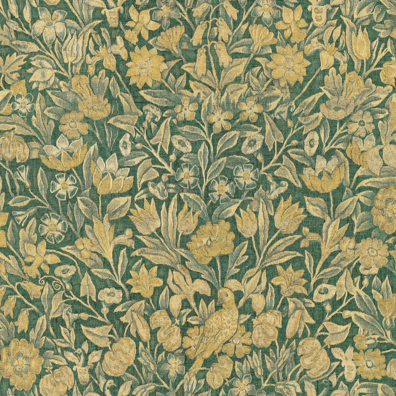 97910 Bouquet Emerald Les Tapisseries Wallpaper by Arte