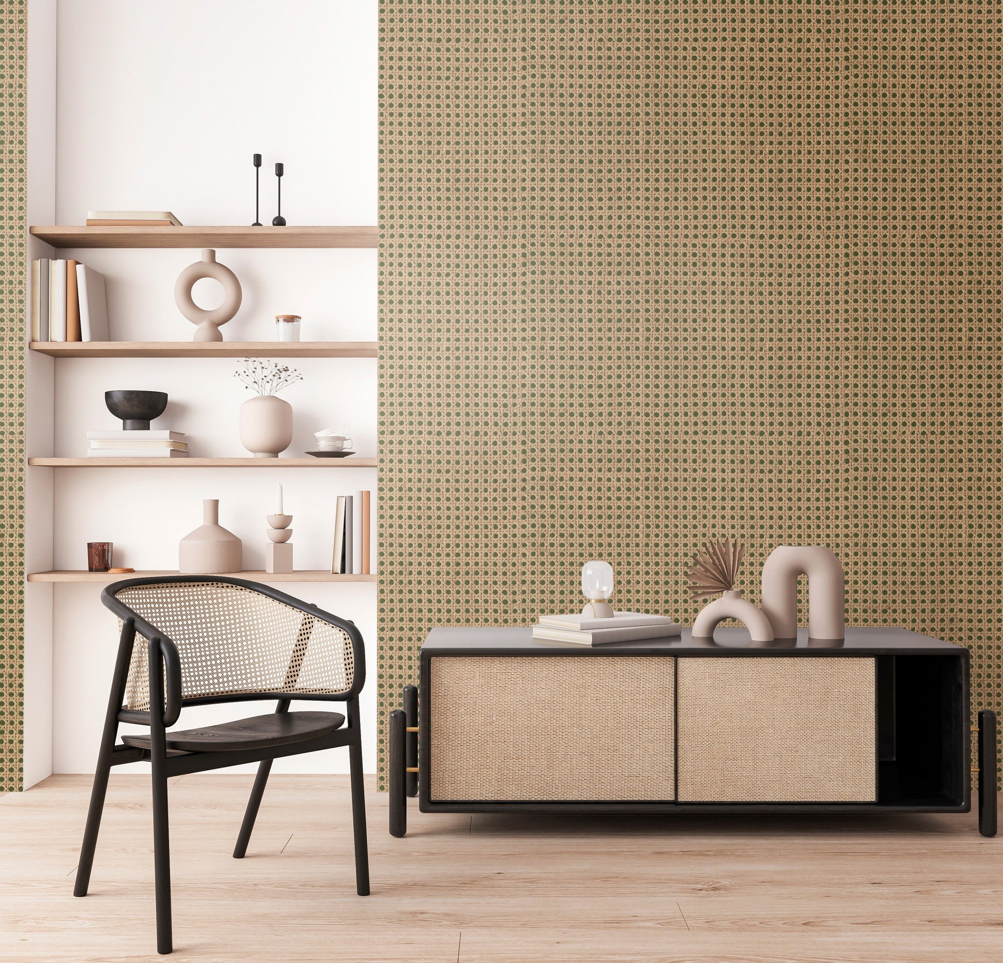 9800007 Design 7 Raffias+ Wallpaper by Coordonné