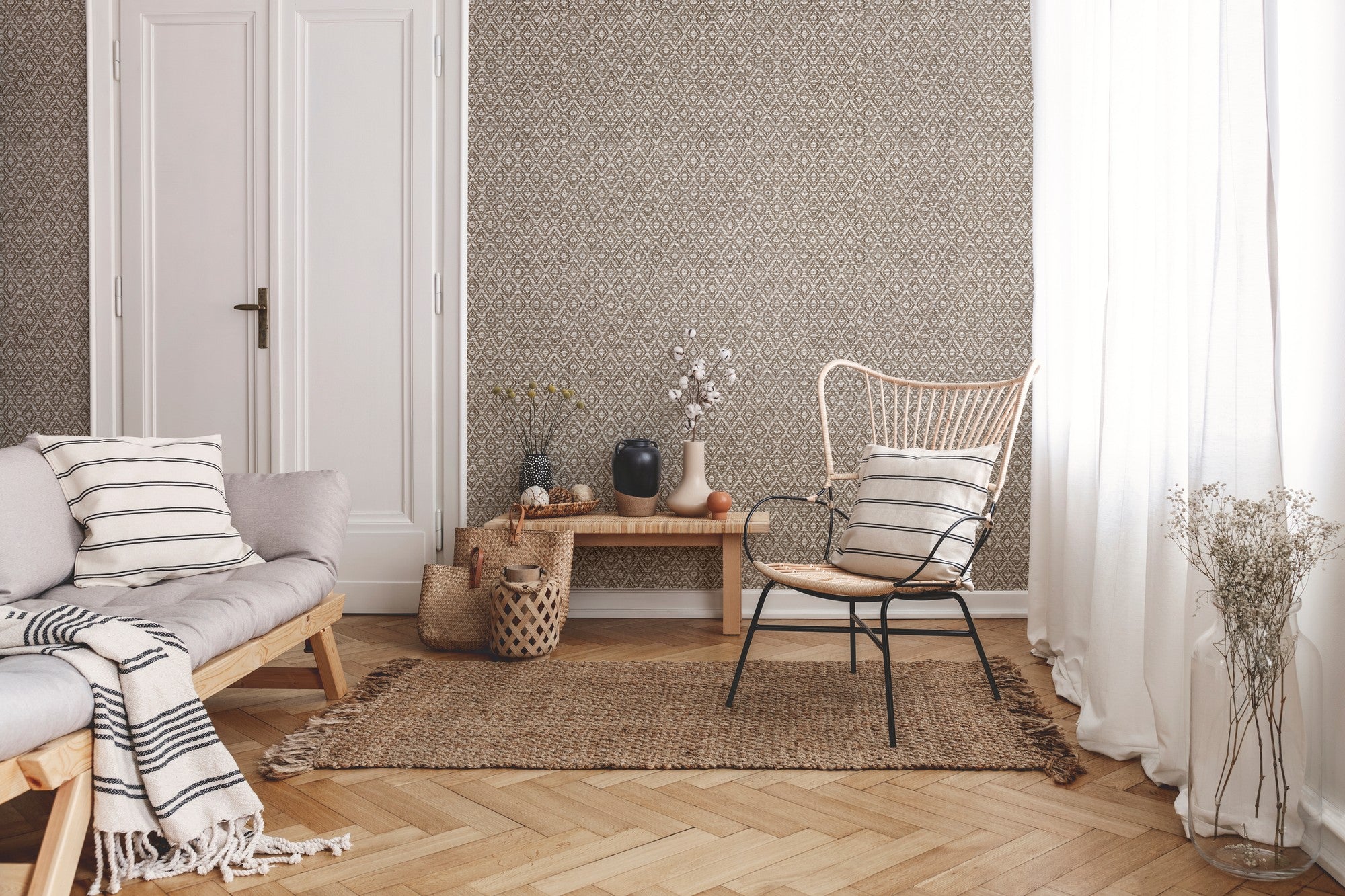 9800037 Design 37 Raffias+ Wallpaper by Coordonné