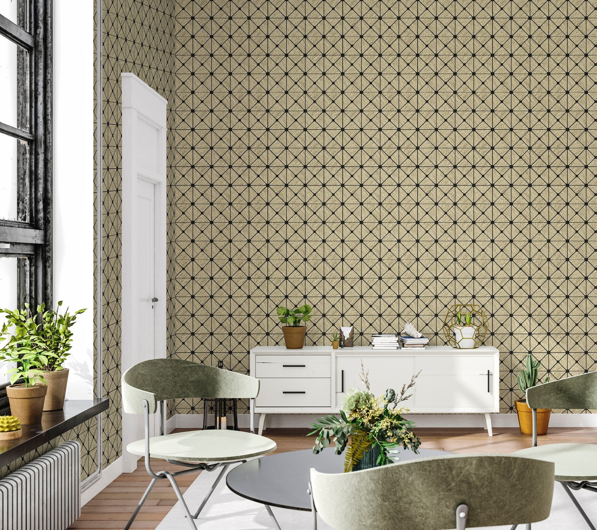 9800047 Design 47 Raffias+ Wallpaper by Coordonné