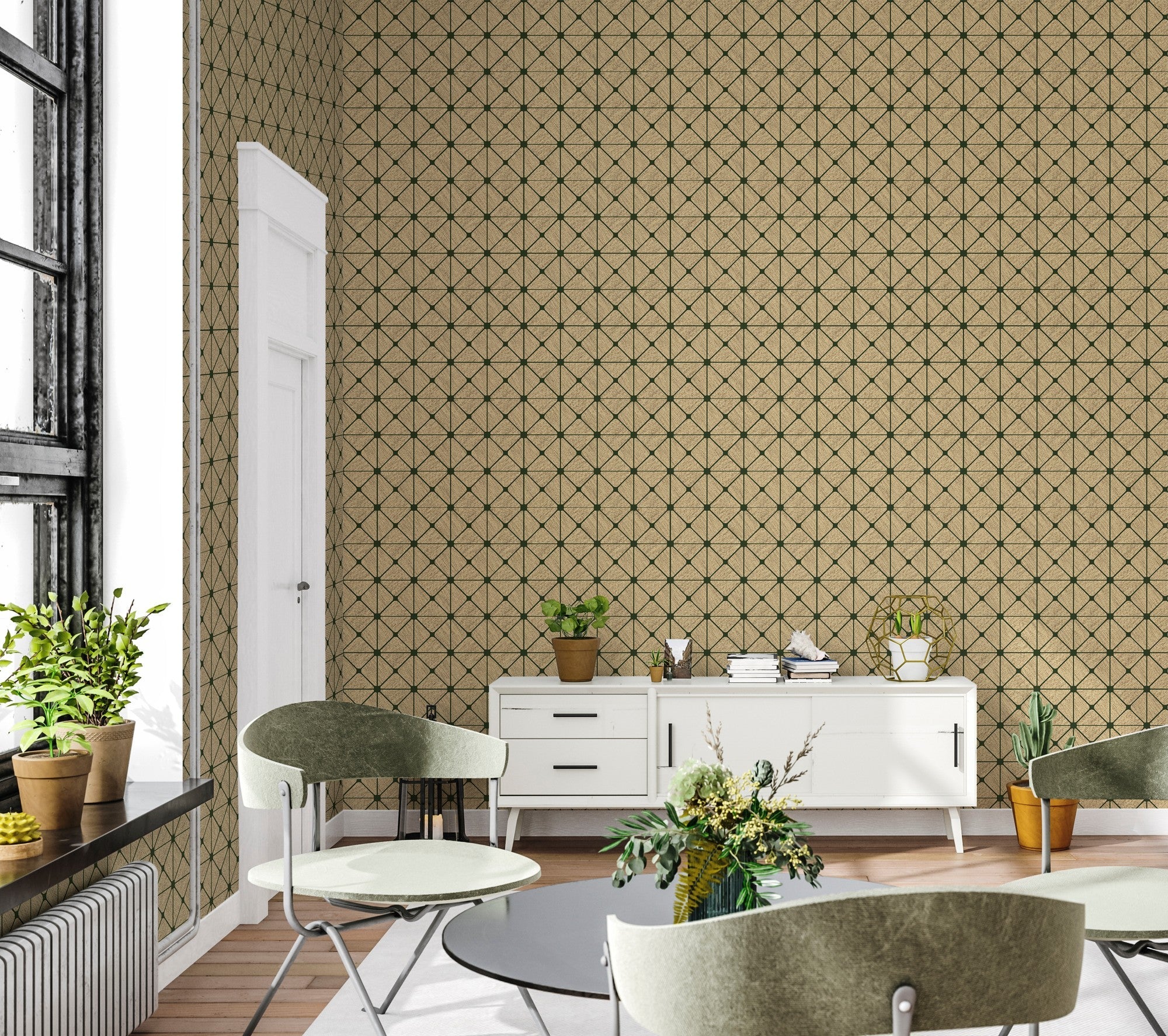 9800048 Design 48 Raffias+ Wallpaper by Coordonné
