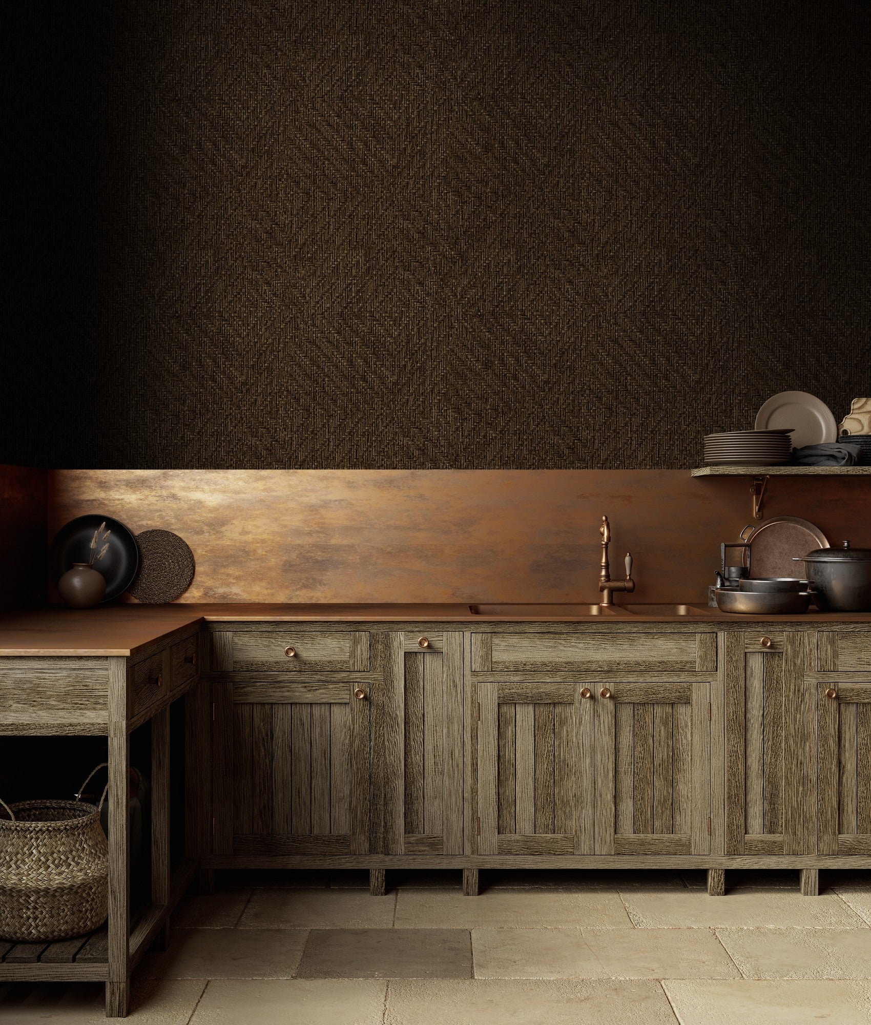 9800080 Design 80 Raffias+ Wallpaper by Coordonné