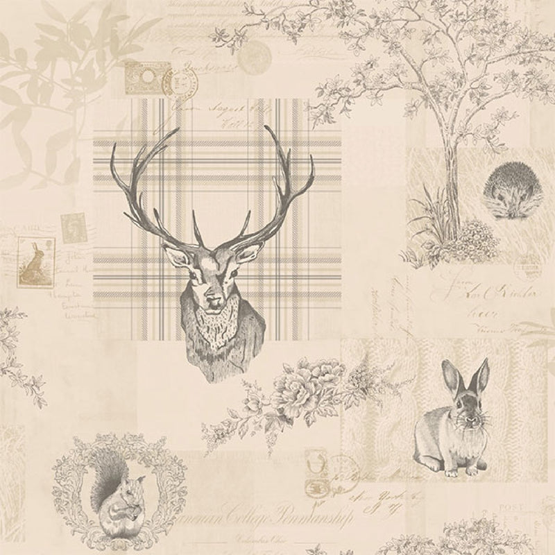 98012 Richmond Stags K2 Wallpaper by Holden Decor