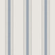 Lane Stripe Blue and Silver Grey Essential Stripes Wallpaper by Galerie