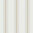 9810-2 Lane Stripe Beige and Silver Grey Essential Stripes Wallpaper by Galerie
