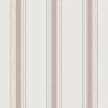 9810-5 Lane Stripe Pink and Beige Essential Stripes Wallpaper by Galerie