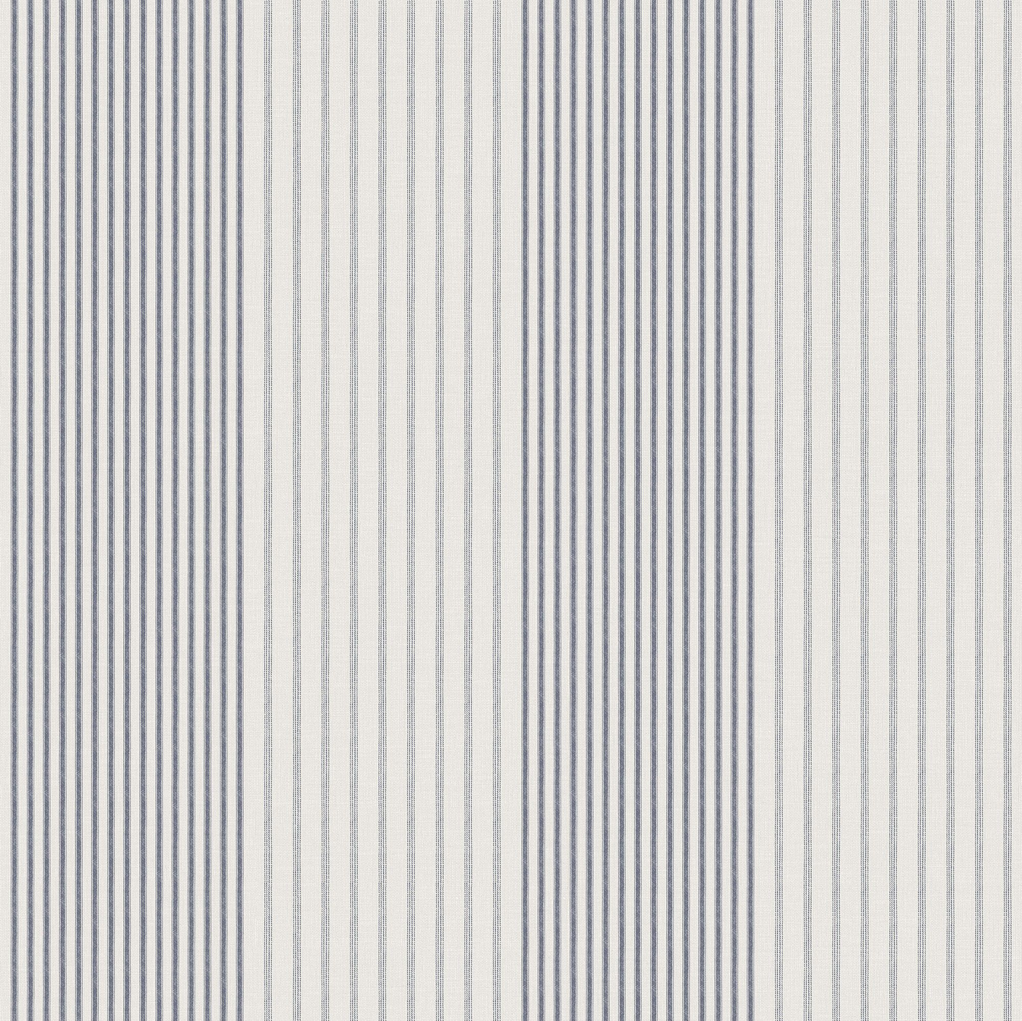 9811-1 Library Stripe Blue Essential Stripes Wallpaper by Galerie