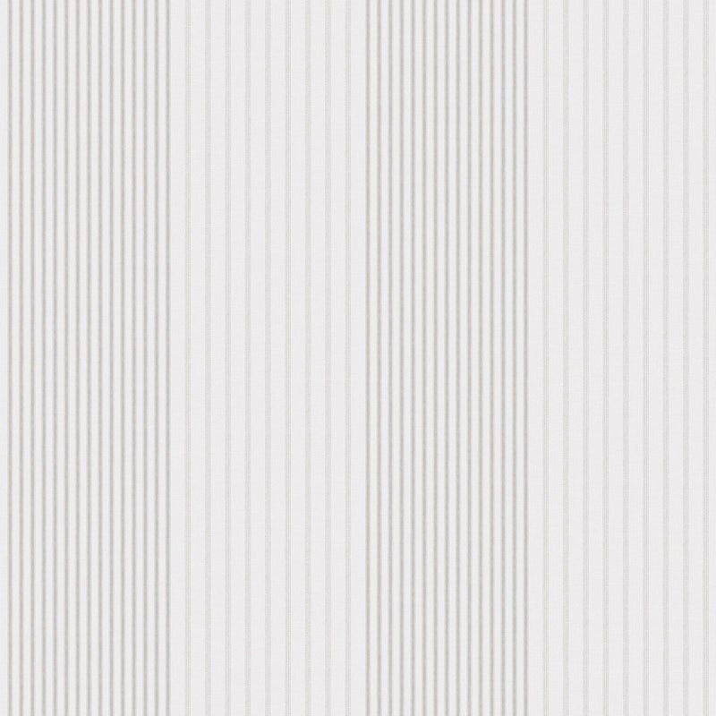 9811-3 Library Stripe Silver Grey Essential Stripes Wallpaper by Galerie
