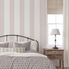 9811-6 Library Stripe Pink Essential Stripes Wallpaper by Galerie