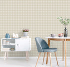 9813-2 College Beige Essential Stripes Wallpaper by Galerie