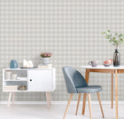 9813-3 College Silver Grey Essential Stripes Wallpaper by Galerie