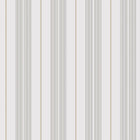9815-3 Polo Stripe Silver Grey and Beige Essential Stripes Wallpaper by Galerie