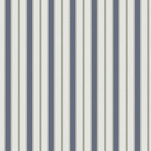 9816-1 Royal Stripe Blue and Green Essential Stripes Wallpaper by Galerie