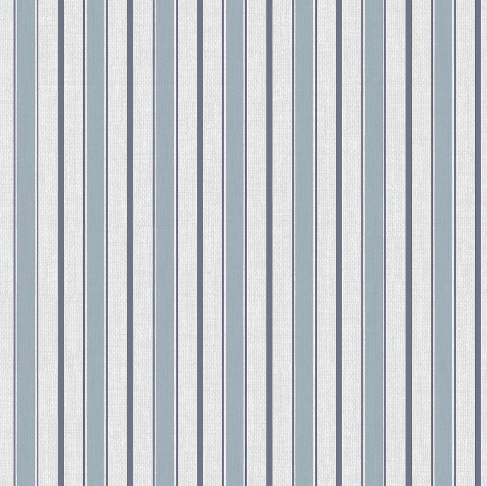 9816-2 Royal Stripe Blue Essential Stripes Wallpaper by Galerie