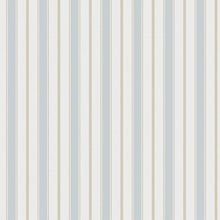 9816-5 Royal Stripe Blue and Beige Essential Stripes Wallpaper by Galerie