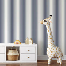 9817-1 Closet Stripe Blue Essential Stripes Wallpaper by Galerie