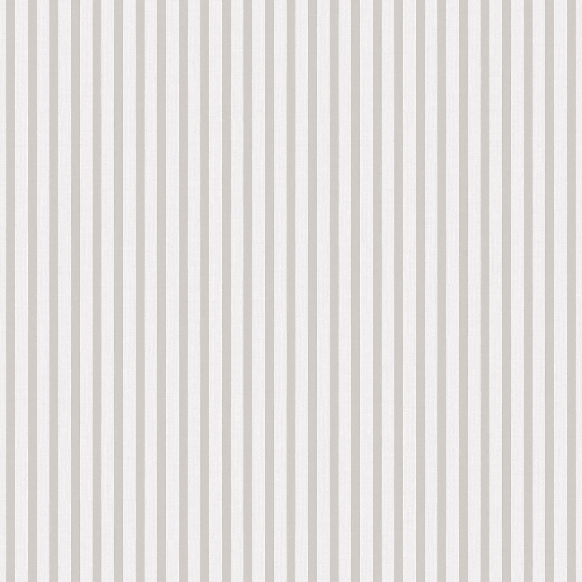 9817-3 Closet Stripe Silver Grey Essential Stripes Wallpaper by Galerie