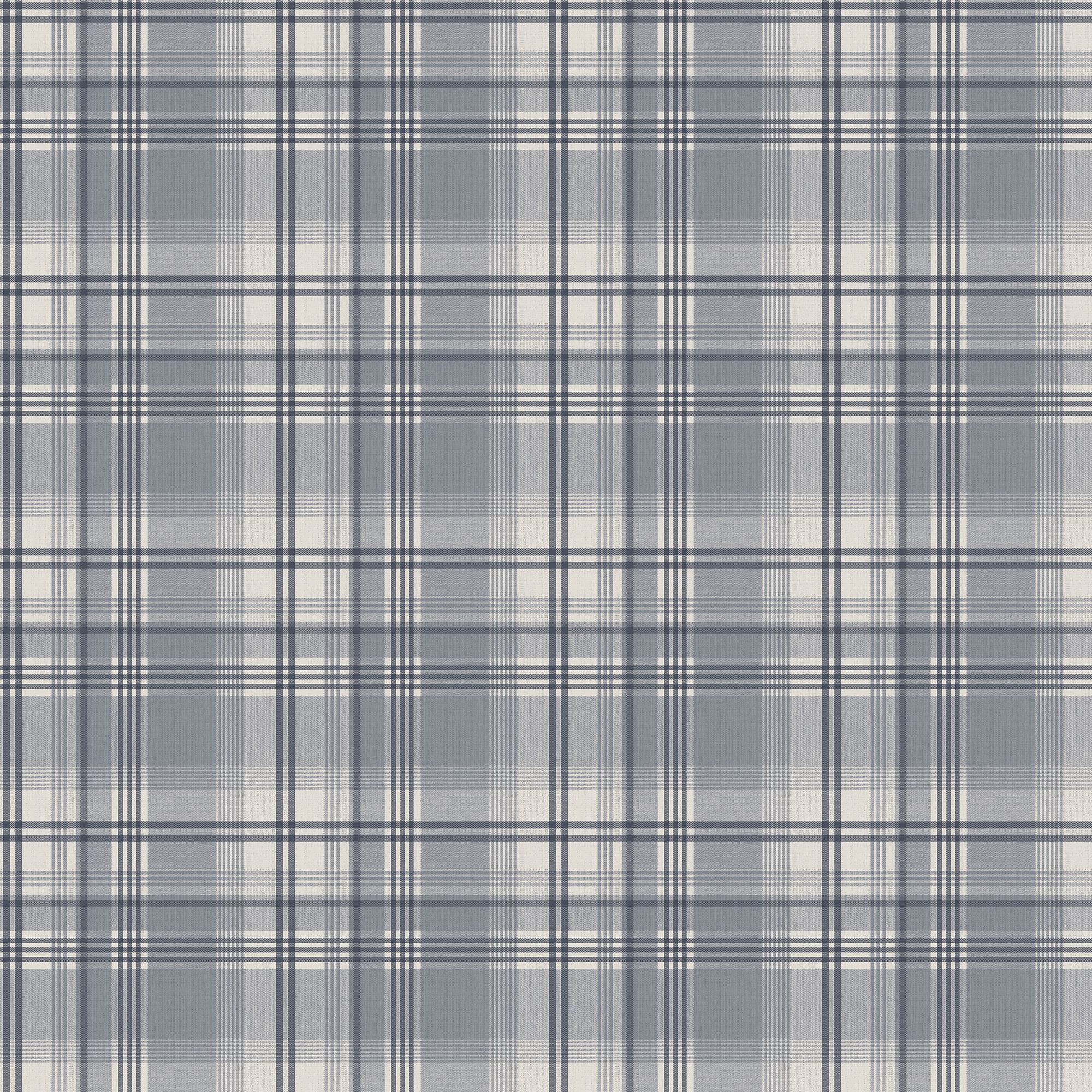 9819-1 Oxford Blue Essential Stripes Wallpaper by Galerie
