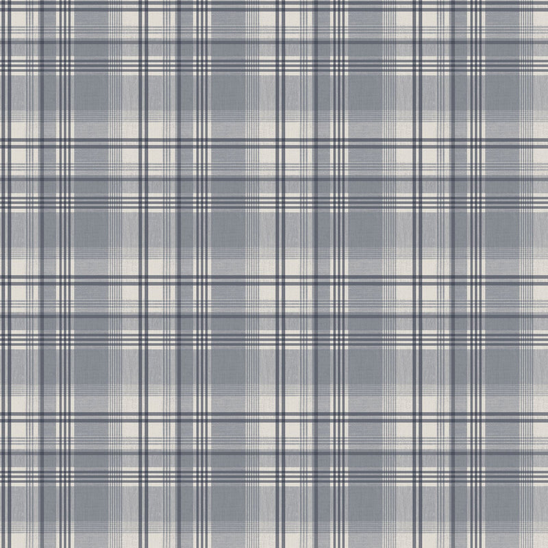 9819-1 Oxford Blue Essential Stripes Wallpaper by Galerie