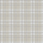 9819-2 Oxford Beige and Silver Grey Essential Stripes Wallpaper by Galerie