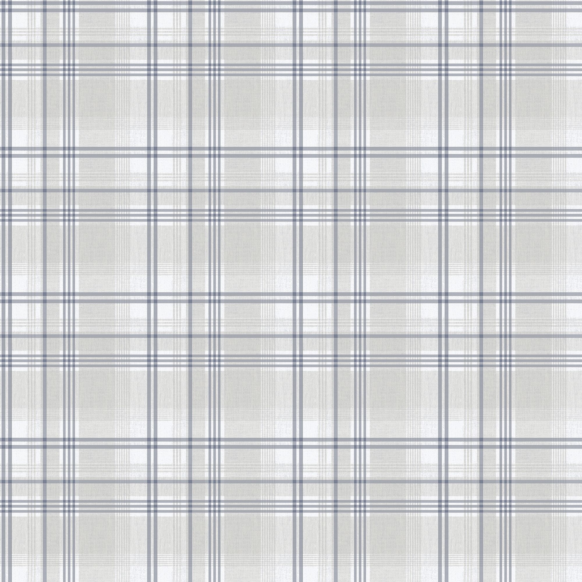 9819-3 Oxford Silver Grey and Blue Essential Stripes Wallpaper by Galerie