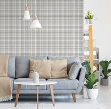 9819-4 Oxford Silver Grey and Black Essential Stripes Wallpaper by Galerie