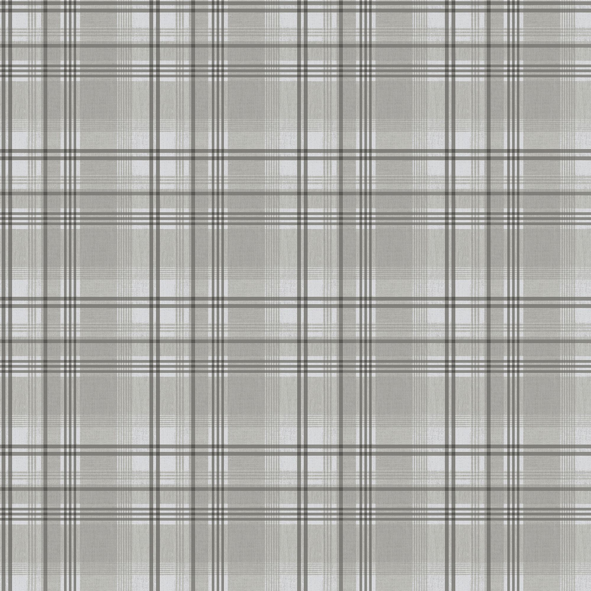 9819-4 Oxford Silver Grey and Black Essential Stripes Wallpaper by Galerie