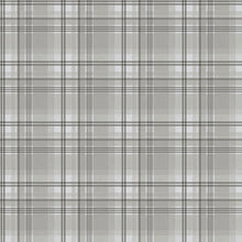 9819-4 Oxford Silver Grey and Black Essential Stripes Wallpaper by Galerie