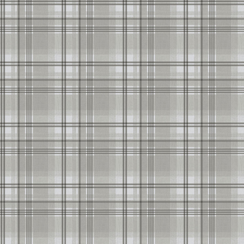 9819-4 Oxford Silver Grey and Black Essential Stripes Wallpaper by Galerie