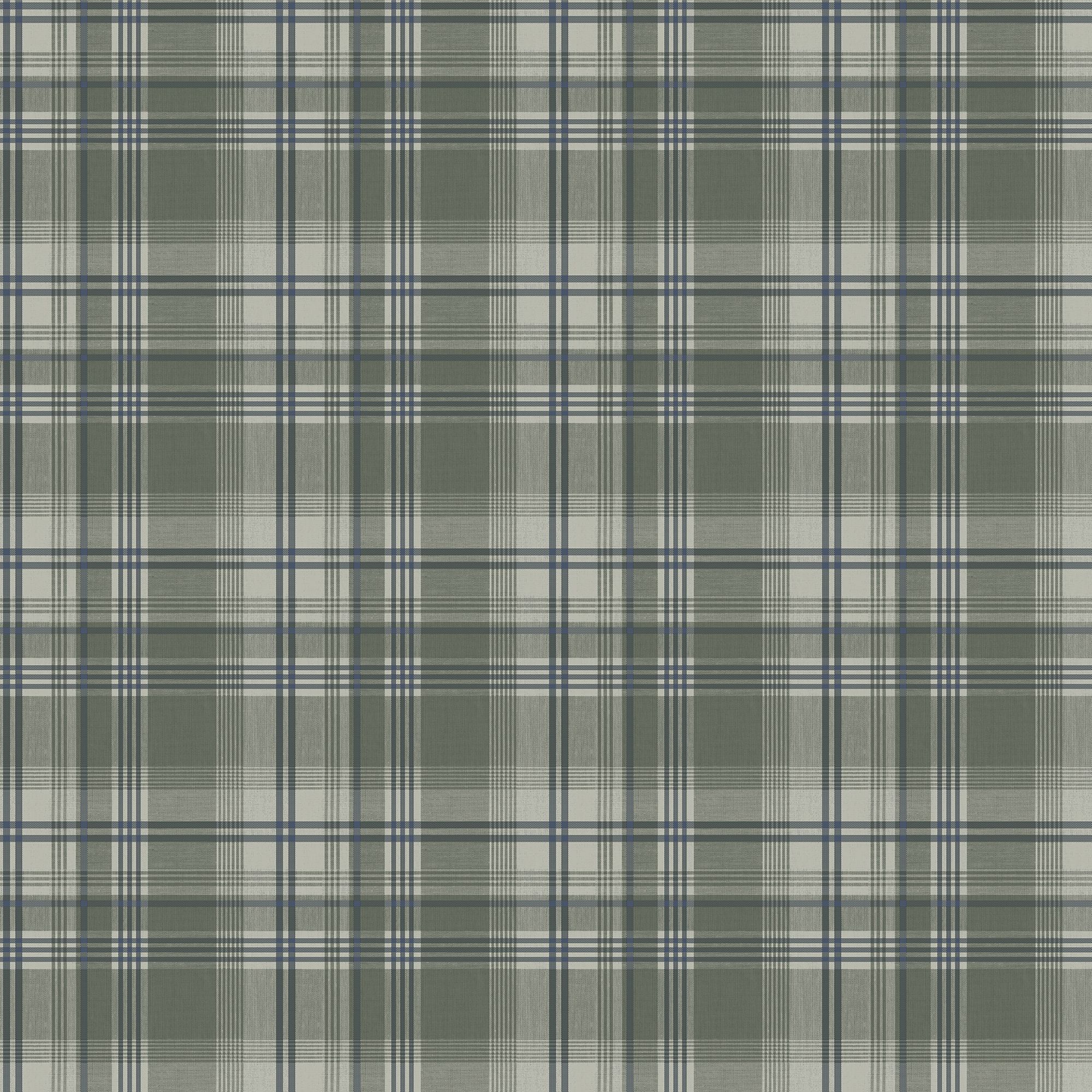 9819-5 Oxford Green and Blue Essential Stripes Wallpaper by Galerie