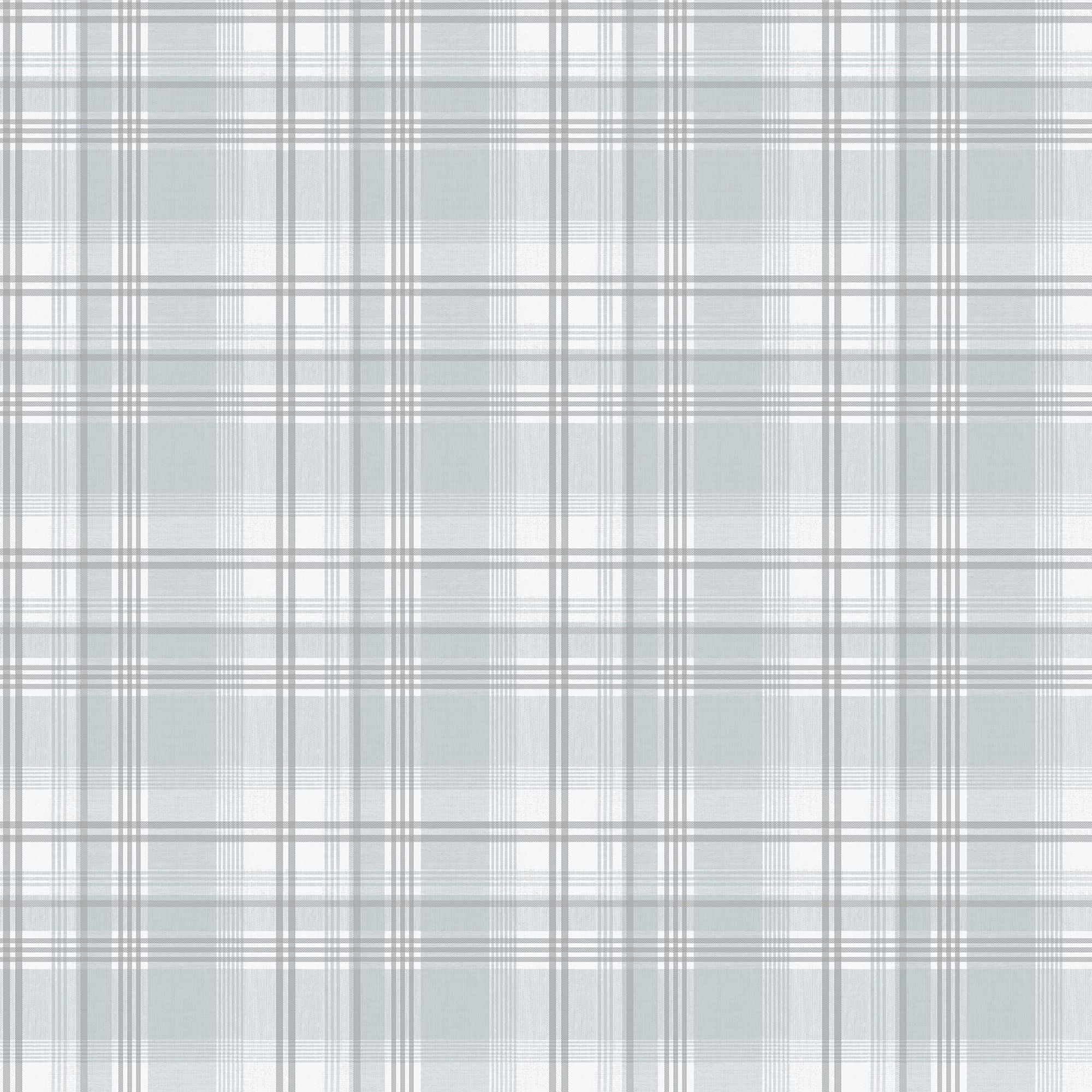 9819-6 Oxford Blue and Silver Grey Essential Stripes Wallpaper by Galerie