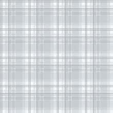 9819-6 Oxford Blue and Silver Grey Essential Stripes Wallpaper by Galerie
