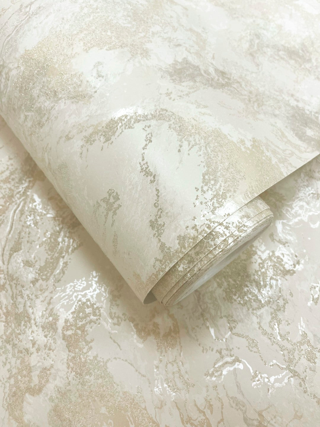 99370 Calacatta Bead Champagne Wallpaper by Holden Decor