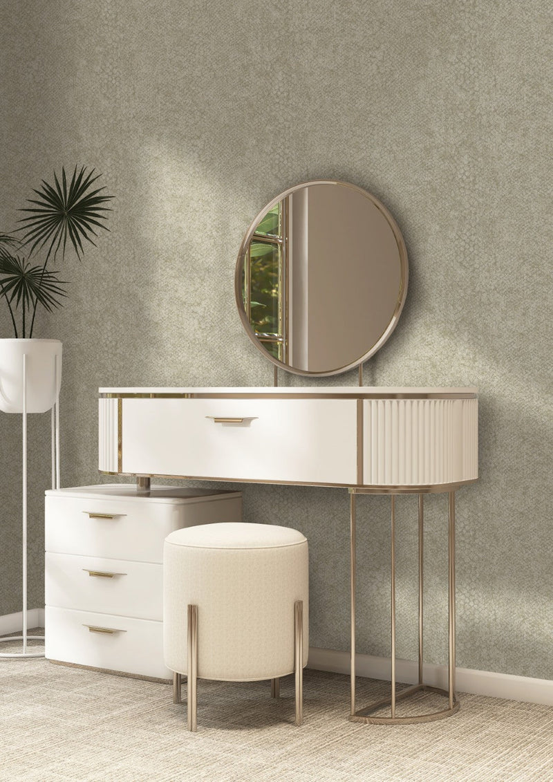 99540 Boa Bead Beige Wallpaper by Holden Decor