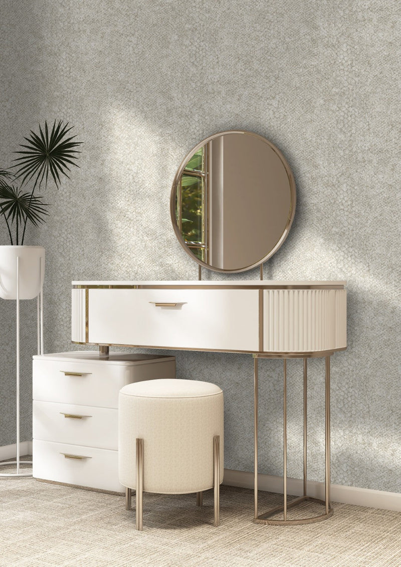99541 Boa Bead Dove Wallpaper by Holden Decor